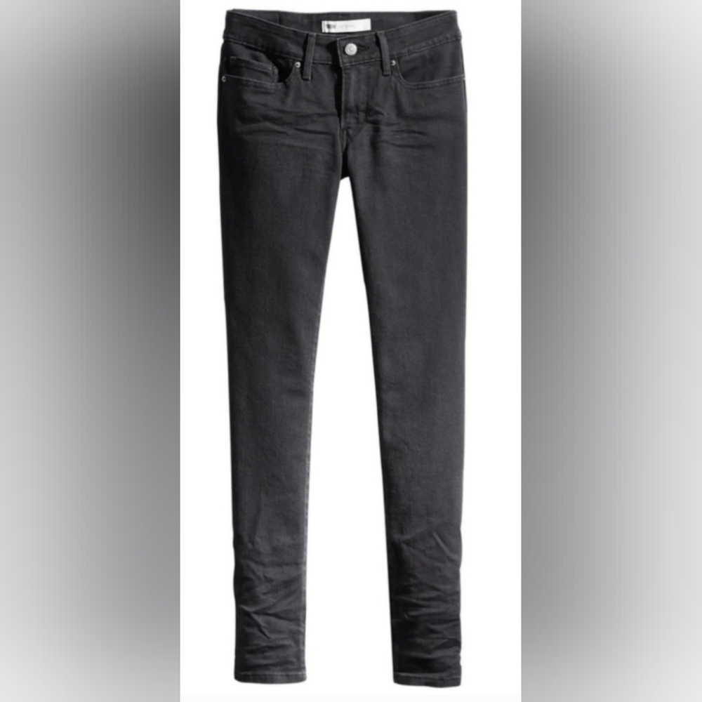 NWOT Levi's 711 Black Skinny Jeans Mid Rise 34 × 32 - Picture 13 of 14